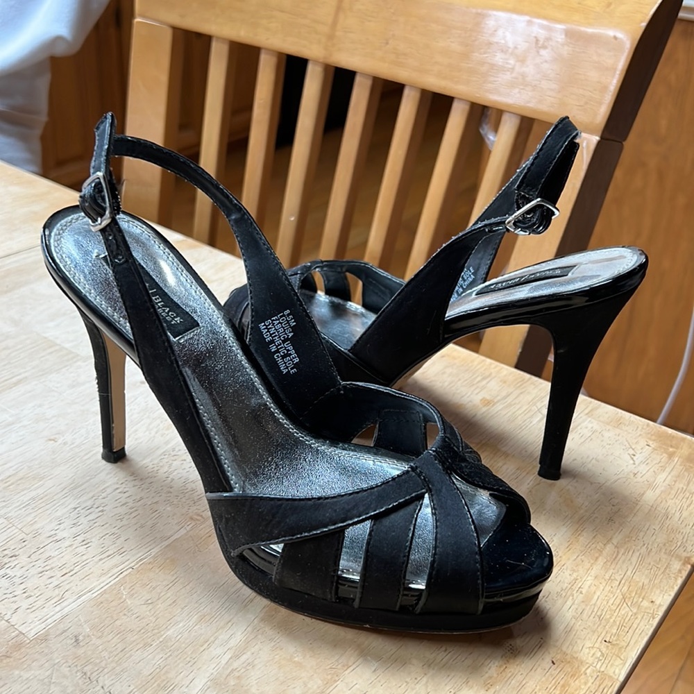 White House Black Market Strap Heels